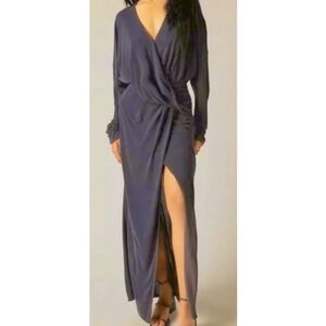 hoffman tulle maxi dress Milla Women's Sheer Sleeves Maxi Tulle Dress